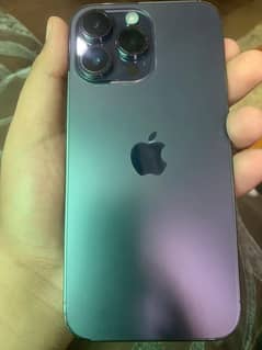 14 pro max  jv 256 gb purple clour