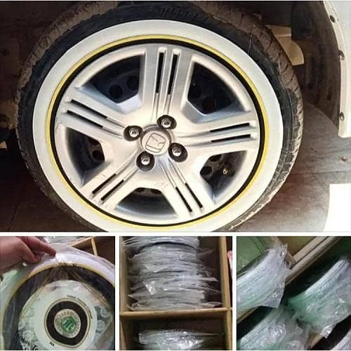 TTC Premium Quality Rubber Tire Wall for 12, 13, 14, and 15 Inch Wheels