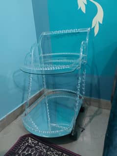 Acrylic trolley