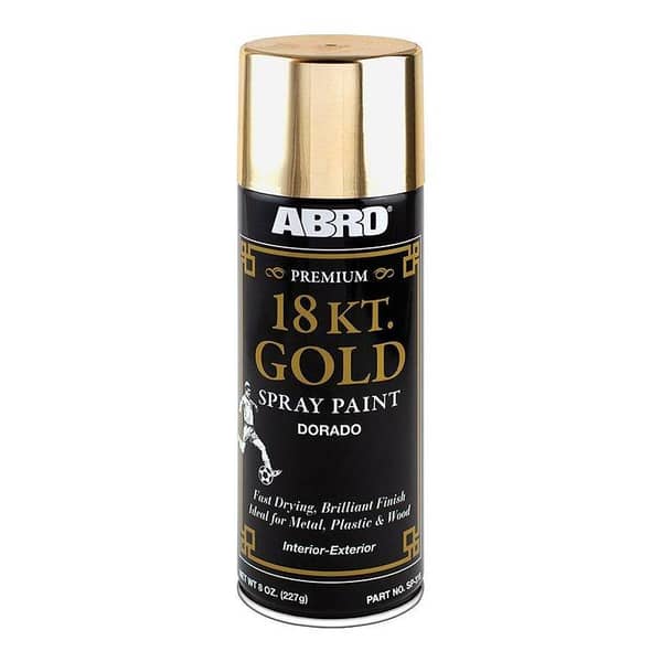 ABRO 18 KT Gold Spray Paint - Premium Quality