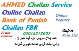 Challan, translator, Dawa composing, online reg, 20 years experience