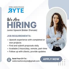 Junior Female Upwork Bidder