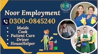Maids / House Maids / Chef / House Cook / Baby Sitter Maid Available