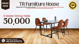 Dining Table - 6 Seater Dining Table - Dining Table With Dining Chair