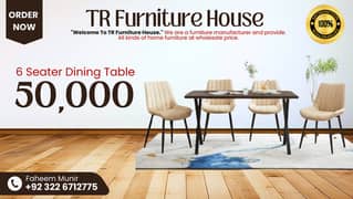 Dining Table - 6 Seater Dining Table - Dining Table With Dining Chair