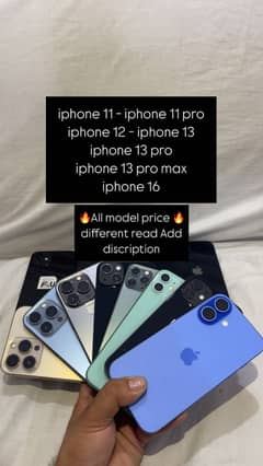 iphone 12-11-11pro-13-16-13 pro - 13 pro max non pta jv