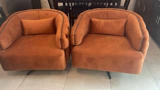 Brand new pair of swivel chairs