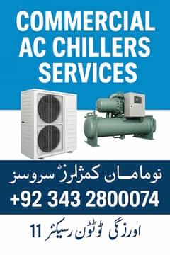 Commercial AC services  Chiller maintenance service  Industrial AC
