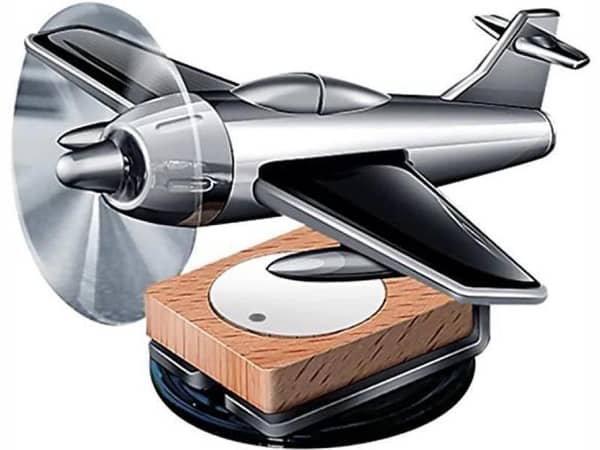 Dashboard Decoration with Car Perfume Fragrance and Solar Plane Design
