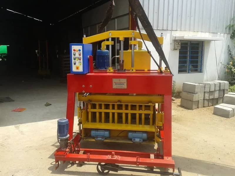 Egg layer Soild Blocks and Hollow Blocks Making machine 9