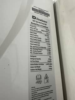• Dawlance Split Type Heat Pump Wall Mounted Room Air Conditioner