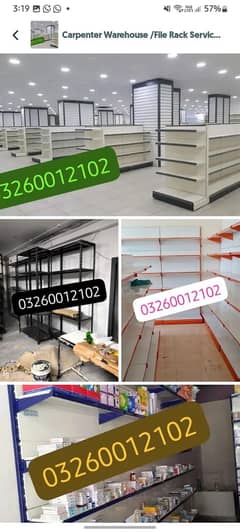 Mall Trolies /Pharmacy Racks /Steel Racks/ File Rack Services
