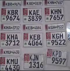 number plate
