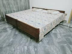 JUST 2 BEDS (SINGLE BEDS) - PURE WOODEN AND POLISHED BEDS