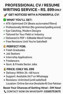 CV MAKING & CARD DESIGNING