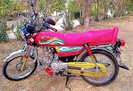 Honda 70cc 2023 Model Islamabad Number In Lush Condition Complete File