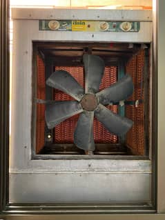 Air cooler full size with cooling pads and wall mound stand
