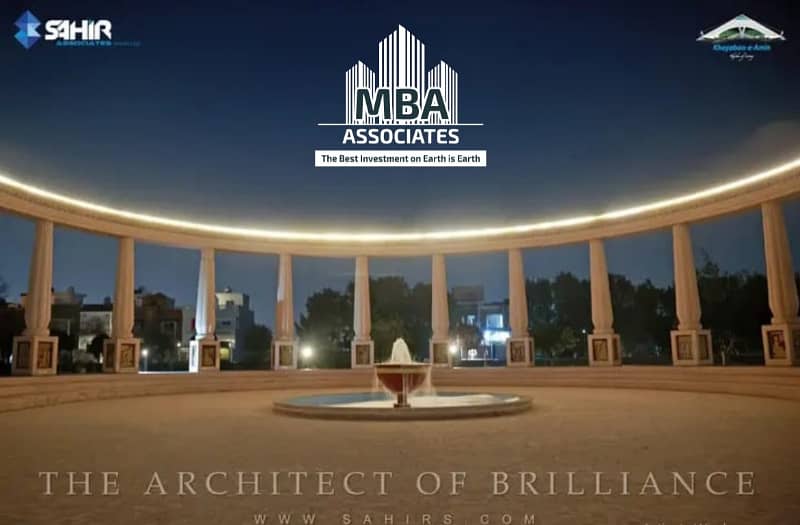 20 MARLA RESIDENTIAL PLOT AVAILABLE FOR SALE AT PRIME LOCATION IN KHAYABAN-E-AMIN S BLOCK 5