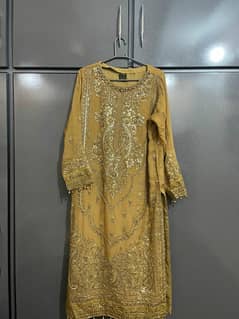 shalwar qameez fancy used 2 hours dress work tila stari