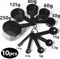 10 pcs measuring spoons and cups