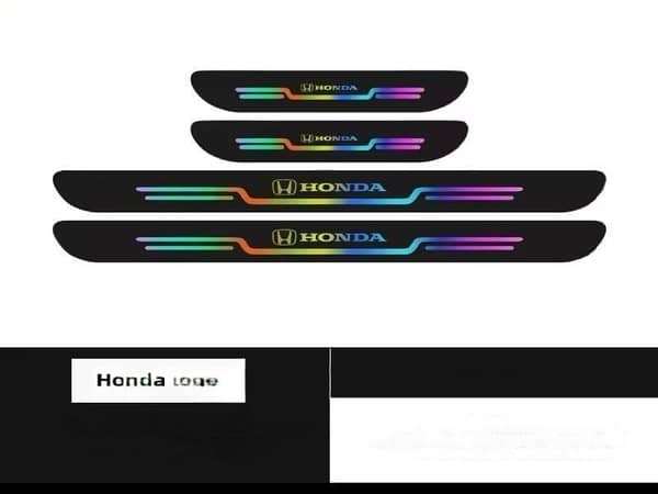 4-Piece Universal Door Sill Protector Strip for Honda Cars