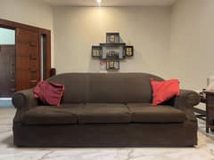7 Seater sofa set ( brown)