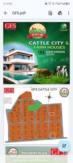 Sale of Plots for (Farm House / Cattle Farm)