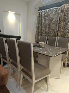Six Chairs Stylish Dining table