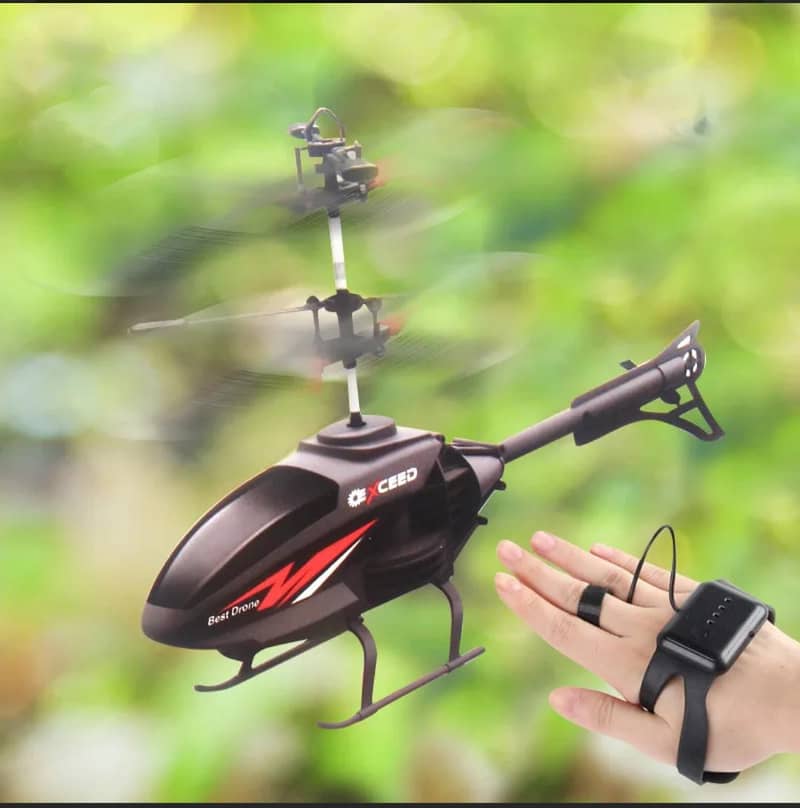 flying helicopter watch TOY WITH  HAND REMOTE flyiFlyin 0