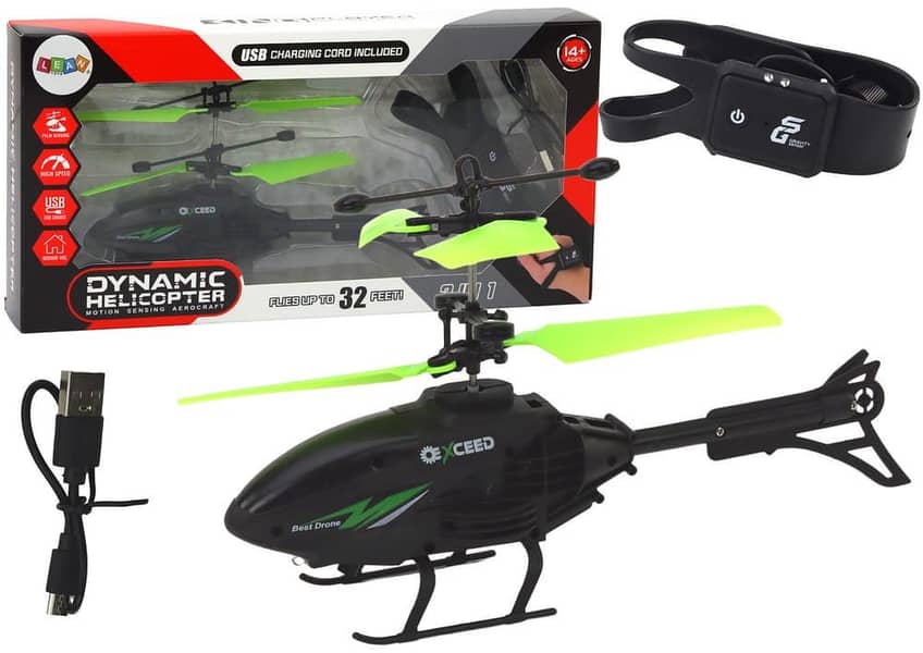 flying helicopter watch TOY WITH  HAND REMOTE flyiFlyin 3