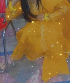 mustard colour dress