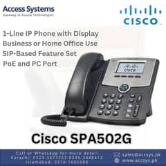 IP Phones Cisco SPA502 |SPA525 WIFI Phone|Polycom |0335-3448413 Dlink