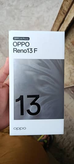 Oppo Reno 13F just box open for sale