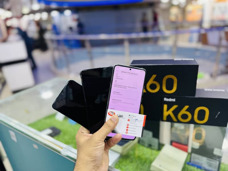 REDMI K60 K50 256/16 DUAL-SIM (PUBG 120 FPS) OFFICIAL PTA TAX 32,000 2