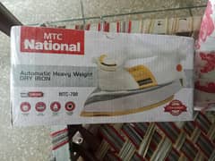mtc national deluxe electric iron 1000w
