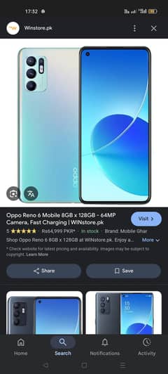 Oppo reno 6