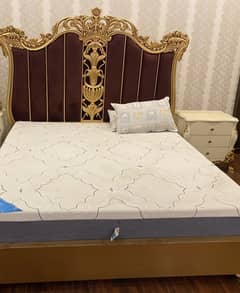 Turkish King size unused bed with spring mattress