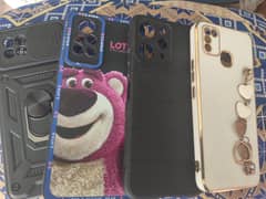 MOBILE PHONE BACK COVERS ALMOST NEW WITHOUT PACKAGING