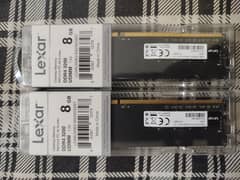 lexar 16 GB RAM DDR4 (8x2) Good condition