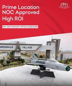 1 kanal plot in Aviation City Kamra
