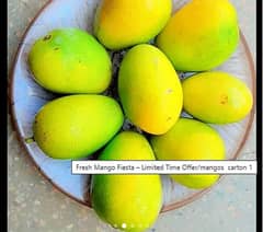 Mangoes with different varieties