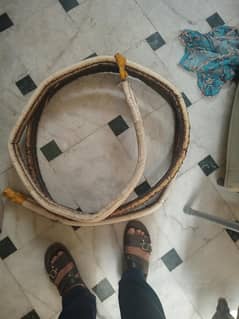 split ac pipe 17 foot silver