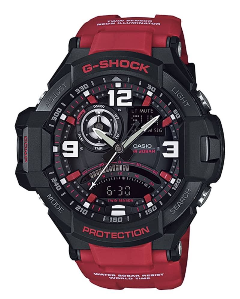 Casio G-Shock GA-1000-4B Compass Temperature 0