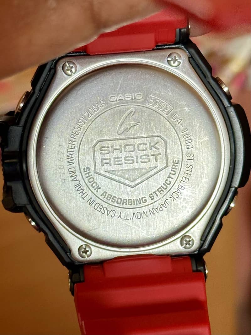 Casio G-Shock GA-1000-4B Compass Temperature 11