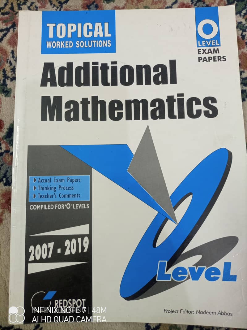 Additional Mathematics Topical with worked solutions. 0