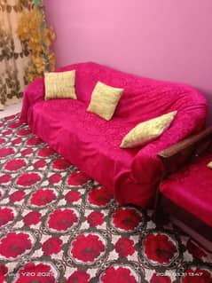 7 seater sofa mazboot lakri ka Bana hua