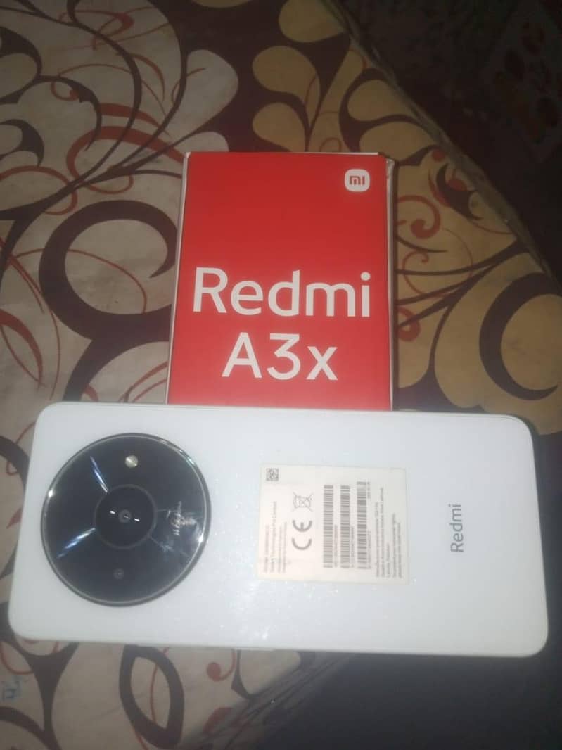 Redmi A3x with box and original charger ka sath exchange possible 5