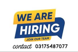 Online work and Office work available for male and female