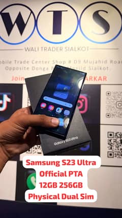 Samsung s23 Ultra Offical PTA 12/256