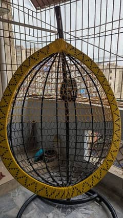 Swing chair with stand
